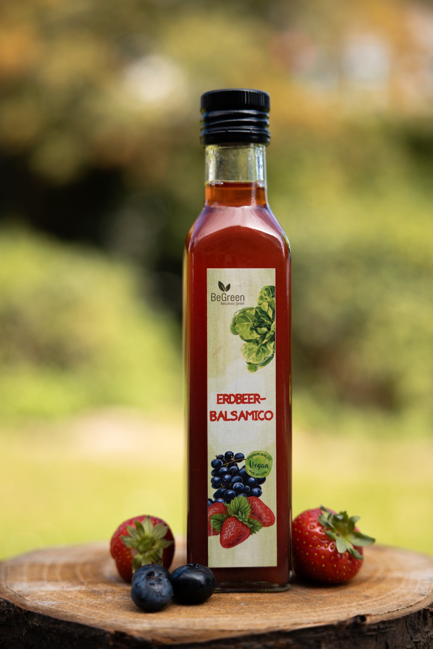 SALATSAUCE ERDBEER-BALSAMICO, aus frischen Früchten