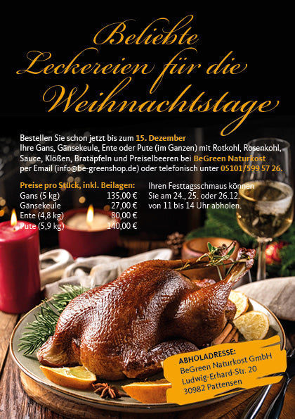 Beliebte Leckereien für die Weihnachtstage