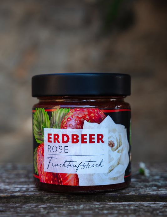 FRUCHTAUFSTRICH ERDBEER-ROSE
