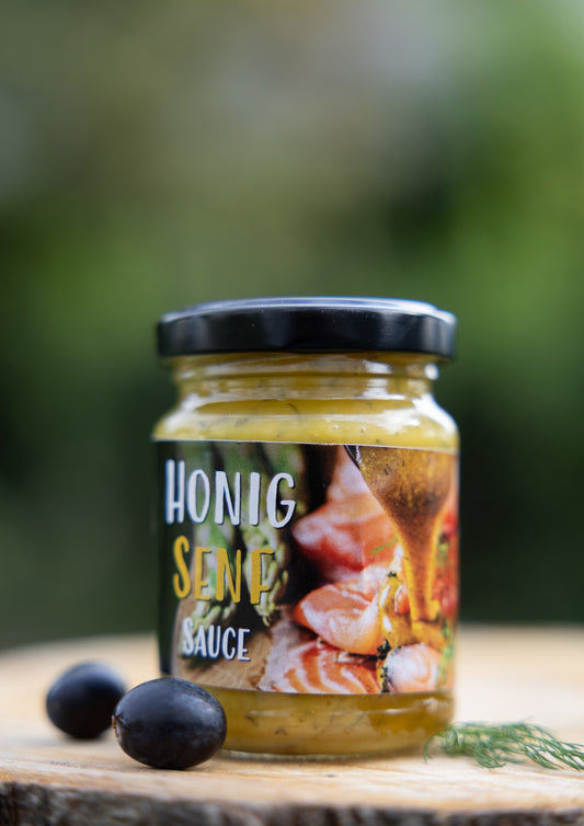 HAUSGEMACHTE HONIG-SENF-SAUCE – 145 g PURES GESCHMACKSERLEBNIS
