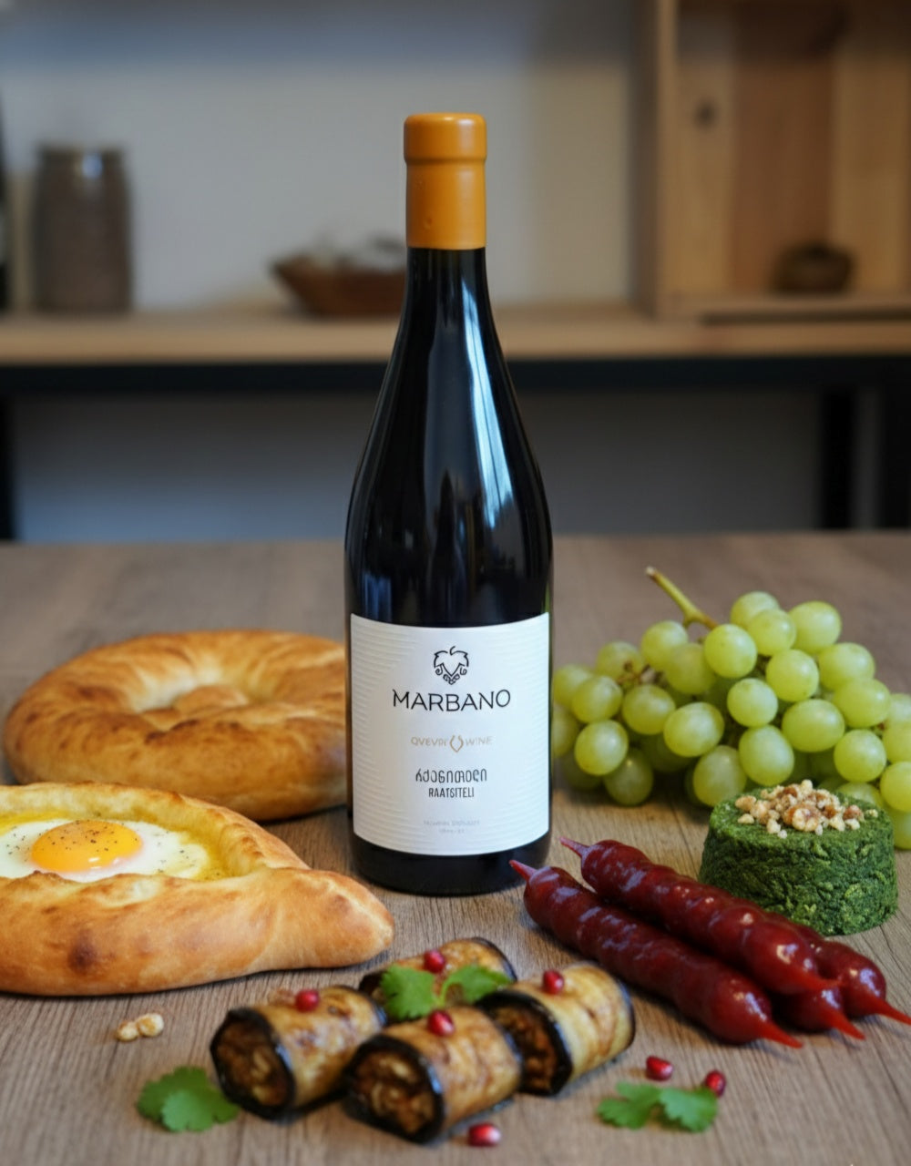 2019 Goruli Mtzvane Qvevri-Amberwein Marbano Winery "Vegan"