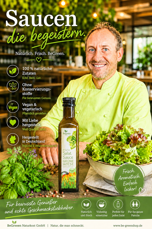 SALATSAUCE GRÜNE WIESE -(SALATDRESSING), unser Allrounder