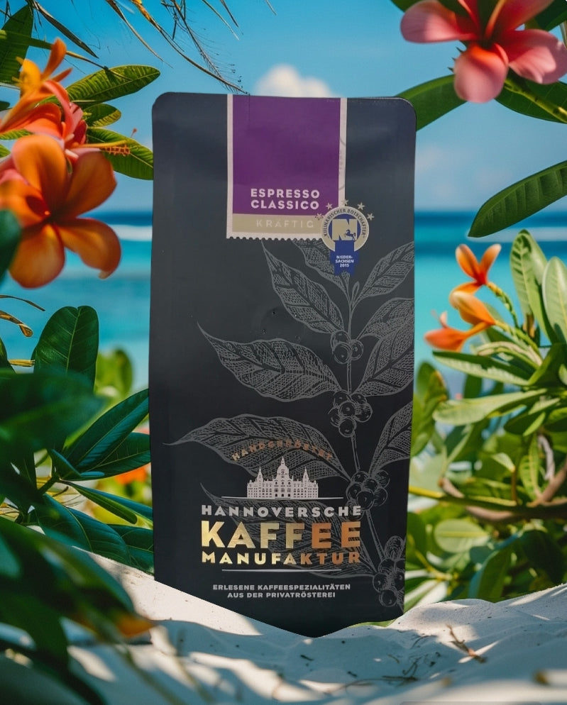 Espresso Classico kräftig (ganze Bohne) - Hannoversche Kaffeemanufaktur 250g